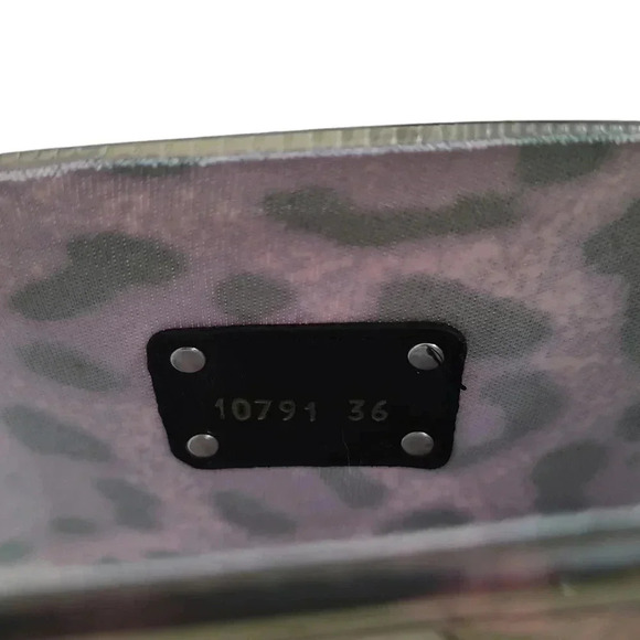 Dolce & GabbanaDolce and Gabbana Purple Leopard Print Wellington Rubber Boots - Picture 5 of 8